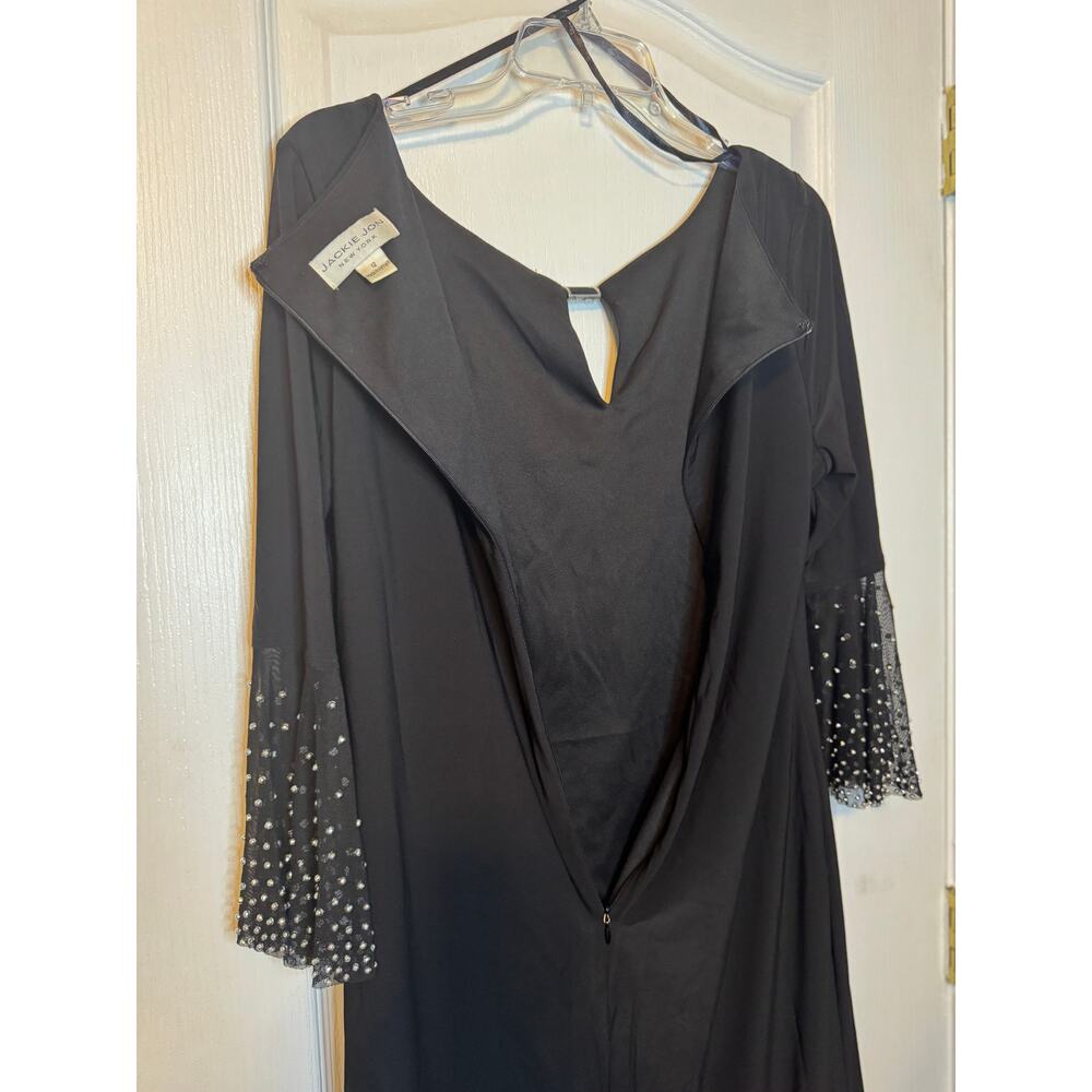 Jackie Jon New York Black Sheath-Size 12 - Picture 3 of 7